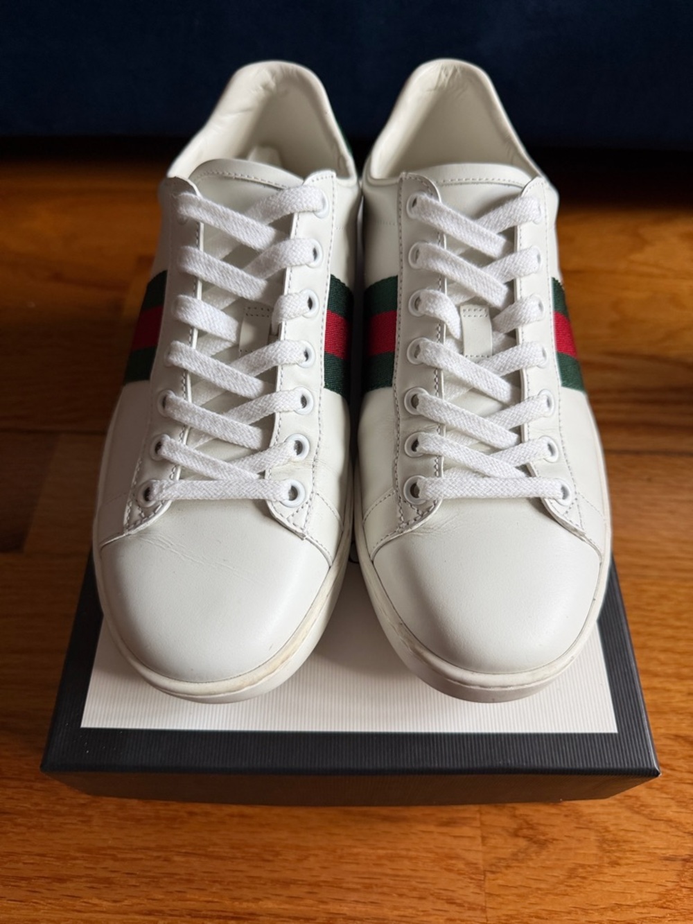 Gucci Ace unisex sneakers in white leather size 36.5 / women’s 6.5